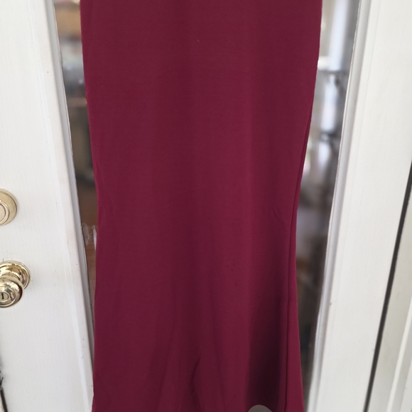 Lulu's Burgandy Prom Wedding Formal Bridesmaid Dress Sz Small - Picture 3 of 5